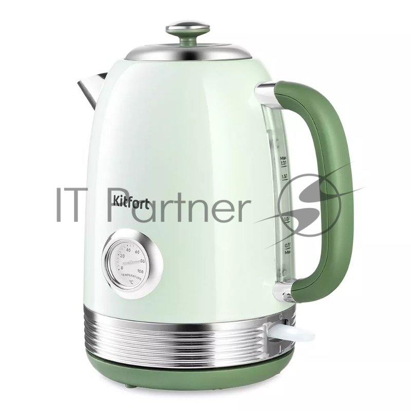 Чайник электрический Kitfort КТ-6604 1.7л. 2200Вт мятный (корпус: пластик)