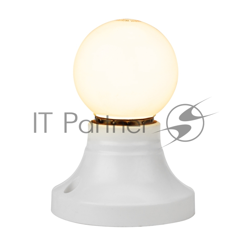 Лампа шар E27, 7LED, 24В, диаметр 45мм ТЕПЛЫЙ БЕЛЫЙ, матовая колба