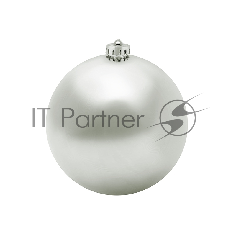 Елочная фигура Шар, 15 см, цвет серебряный матовый