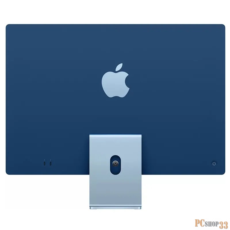 Моноблок Apple iMac A2439 24 4.5K M1 8 core (3.2) 8Gb SSD256Gb 7 core GPU macOS WiFi BT клавиатура мышь Cam синий 4480x2520