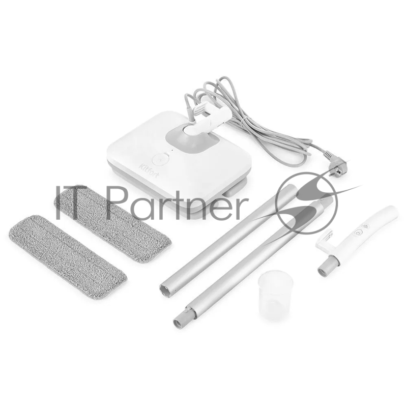 Швабра паровая Kitfort КТ-1020 1250Вт белый