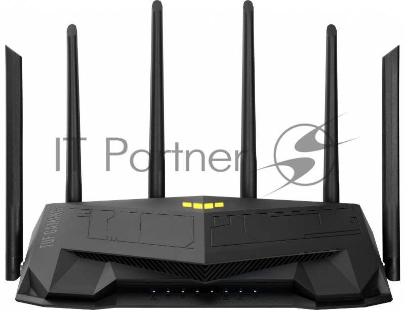 Маршрутизатор Asus TUF-AX6000 AX6000 2.5GE/USB3.0 компл.:устройство/крепления/ад черный (упак.:1шт)