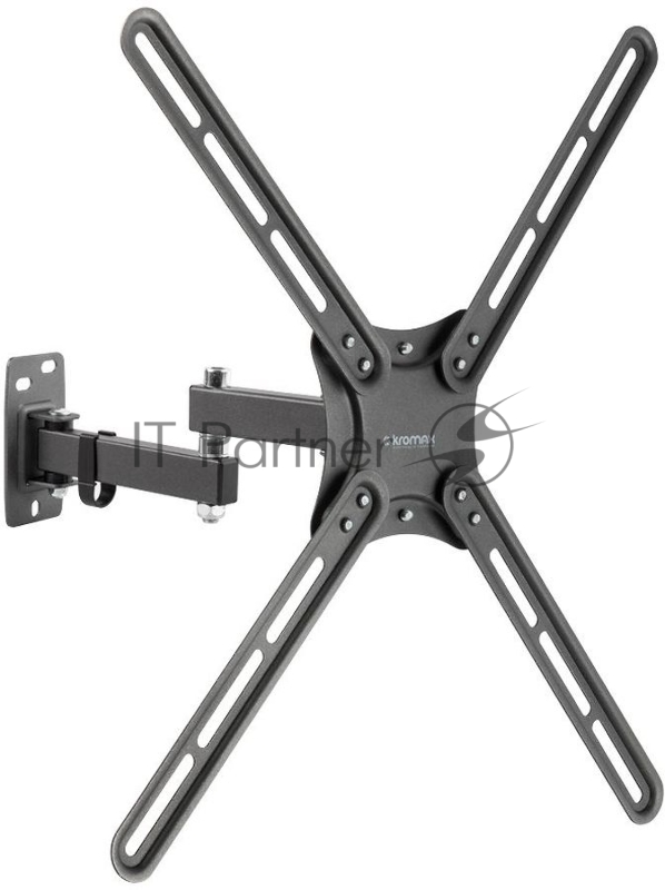 Кронштейн для телевизора Kromax CORBEL-7 черный 22-65 макс.30кг настенный поворот и наклон