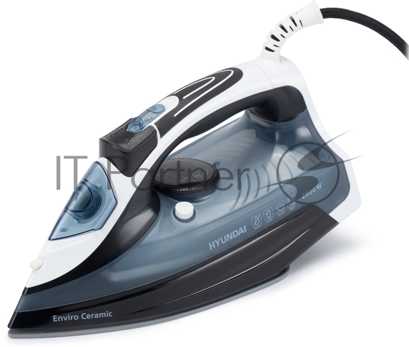 Утюг Hyundai H-SI01573 2600Вт черный/синий