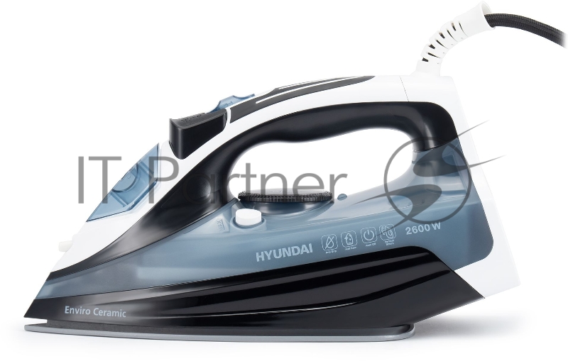 Утюг Hyundai H-SI01573 2600Вт черный/синий