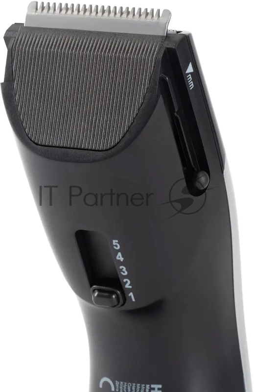 Машинка для стрижки Hyundai H-HC7117 черный 5Вт (насадок в компл:1шт)