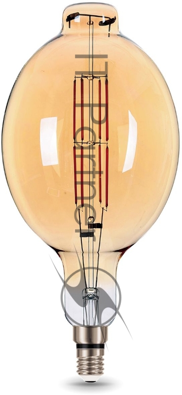 Лампа филам. Gauss Filament Vintage 8Вт цок.:E27 шар 220B 2400K св.свеч.бел.теп. (упак.:1шт) (151802008)