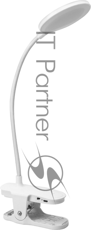 Светильник Gauss GTL205 (GT2051) настольный на прищепке LED белый/белый 5Вт