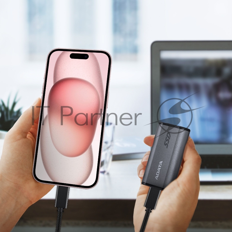 SSD жесткий диск ADATA USB3.2 2TB EXT. AELI-SE880-2TCGY