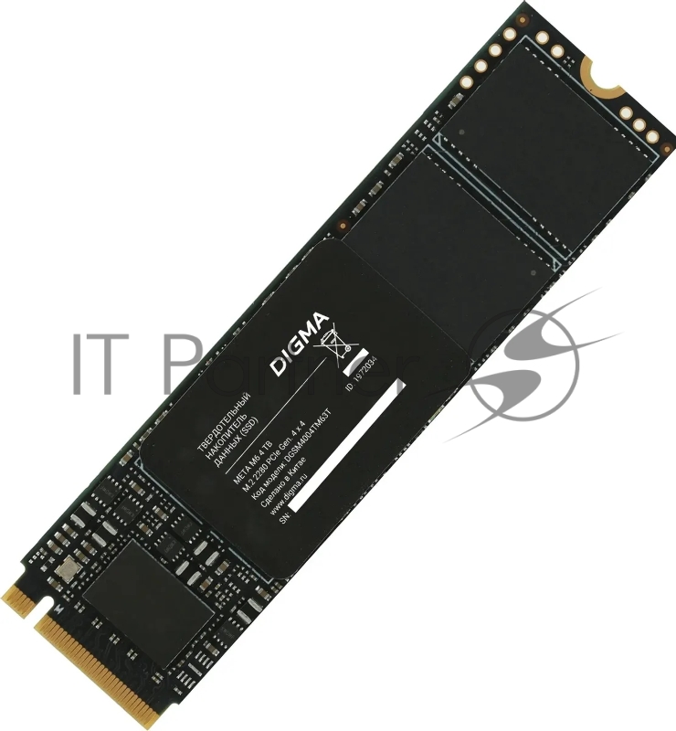 Накопитель SSD Digma PCIe 4.0 x4 4TB DGSM4004TM63T Meta M6 M.2 2280