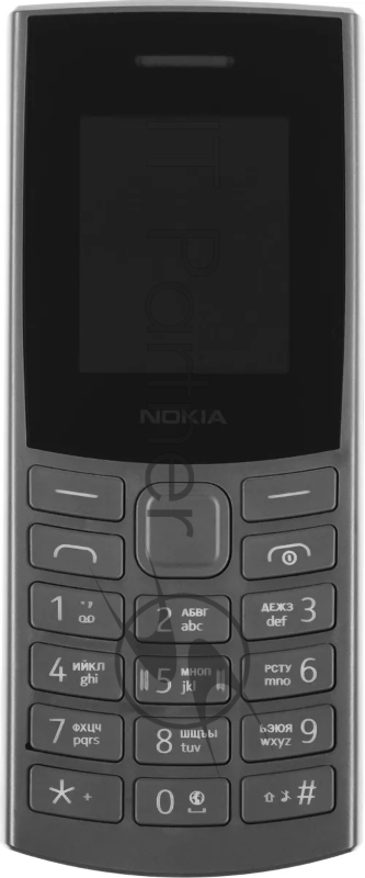 Мобильный телефон Nokia TA-1551 105 4G DS 0.048 серый моноблок 3G 4G 2Sim 1.8 120x160 Series 30+ GSM900/1800 GSM1900 FM Micro SD max32Gb