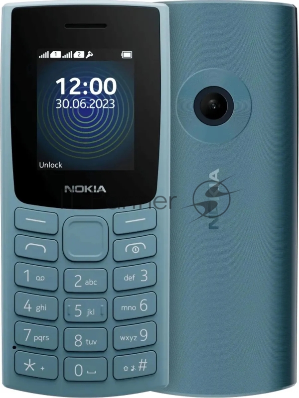 Мобильный телефон Nokia 110 (TA-1567) DS EAC 0.048 синий моноблок 3G 4G 1.8 240x320 Series 30+ 0.3Mpix GSM900/1800 MP3