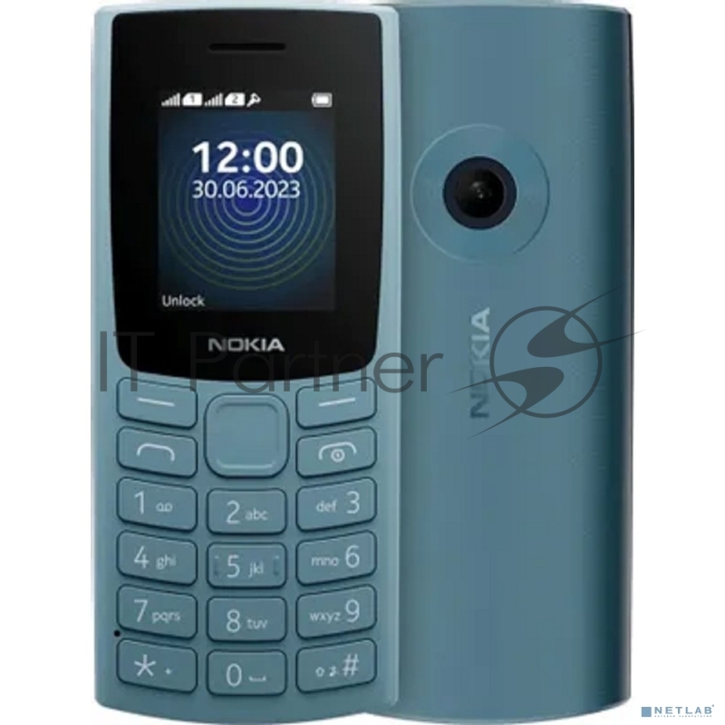 Мобильный телефон Nokia 110 (TA-1567) DS EAC 0.048 синий моноблок 3G 4G 1.8 240x320 Series 30+ 0.3Mpix GSM900/1800 MP3