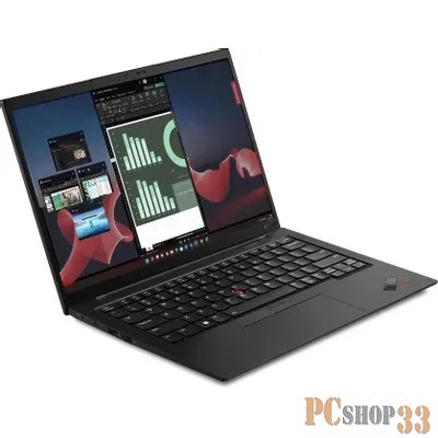 Ноутбук Lenovo ThinkPad X1 Carbon G11 Core i7 1365U 16Gb SSD1Tb Intel Iris Xe graphics 14 IPS 2.2K (2240x1400) noOS black WiFi BT Cam (21HNA09PCD)
