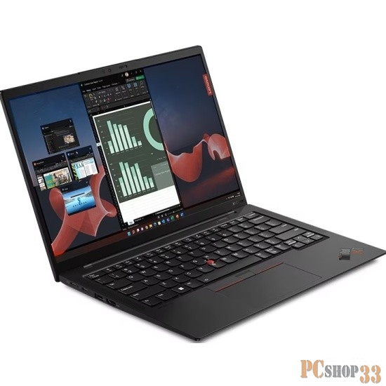 Ноутбук Lenovo ThinkPad X1 Carbon G11 Core i7 1365U 16Gb SSD1Tb Intel Iris Xe graphics 14 IPS 2.2K (2240x1400) Windows 11 Professional black WiFi BT Cam (21HNA06GCD)