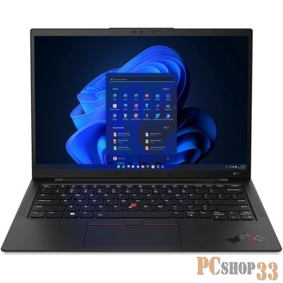 Ноутбук Lenovo ThinkPad X1 Carbon G11 Core i7 1365U 32Gb SSD1Tb Intel Iris Xe graphics 14 IPS 2.2K (2240x1400) 4G Windows 11 Professional black WiFi BT Cam (21HNA09QCD)