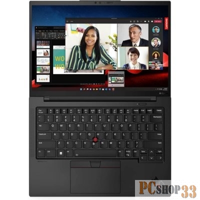 Ноутбук Lenovo ThinkPad X1 Carbon G11 Core i7 1365U 32Gb SSD1Tb Intel Iris Xe graphics 14 IPS 2.2K (2240x1400) 4G Windows 11 Professional black WiFi BT Cam (21HNA09QCD)