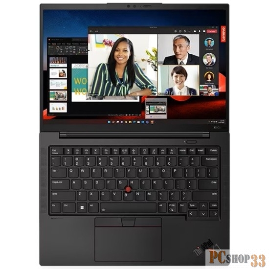 Ноутбук Lenovo ThinkPad X1 Carbon G11 Core i7 1365U 32Gb SSD1Tb Intel Iris Xe graphics 14 IPS 2.2K (2240x1400) Windows 11 Professional black WiFi BT Cam (21HNA09RCD)