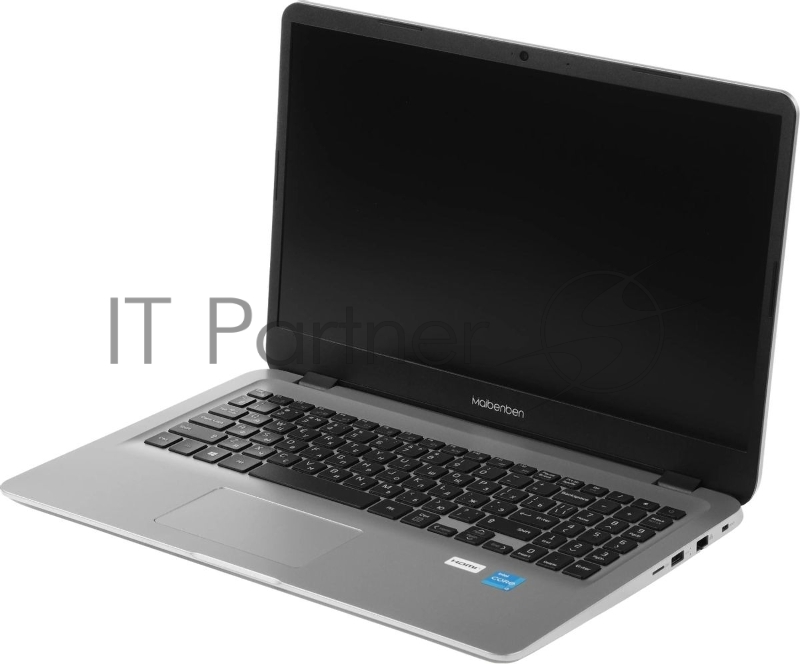 Ноутбук Maibenben M513 Core i3 1115G4 8Gb SSD256Gb Intel UHD Graphics 15.6 IPS FHD (1920x1080) Linux silver WiFi BT Cam 4440mAh (M5131SA0LSRE0)
