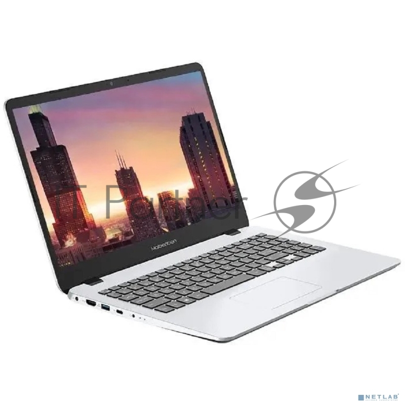 Ноутбук Maibenben M545 Ryzen 5 4500U 8Gb SSD512Gb AMD Radeon 15.6 IPS FHD (1920x1080) Linux silver WiFi BT Cam 4440mAh (M5451SB0LSRE0)