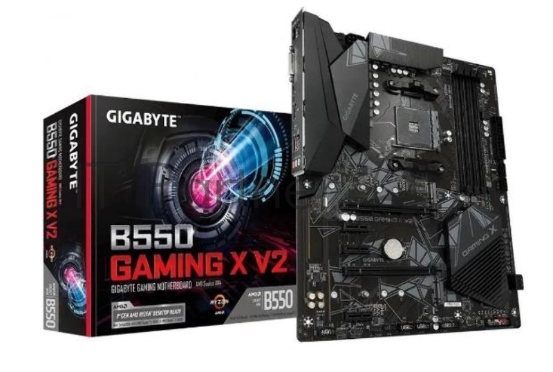 Материнская плата Gigabyte B550 GAMING X V2 (V1.3/V1.4) Soc-AM4 AMD B550 4xDDR4 ATX AC`97 8ch(7.1) GbLAN RAID+DVI+HDMI