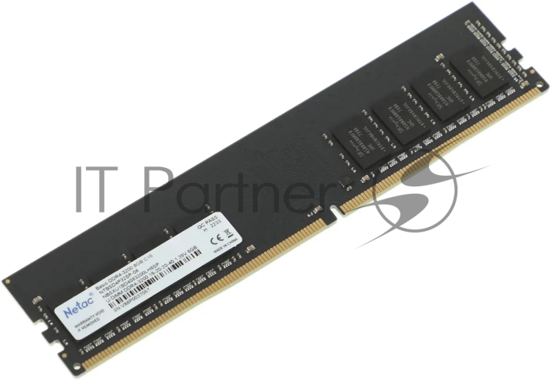 Память DDR4 8GB 3200MHz Netac NTBSD4P32SP-08J Basic RTL PC4-25600 CL22 DIMM 288-pin 1.2В single rank Ret