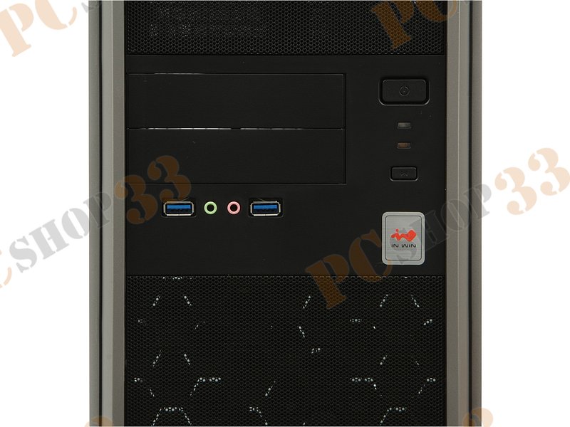 Корпус Miditower IN-WIN EAR-035U3, ATX, черно-серый (500Вт)