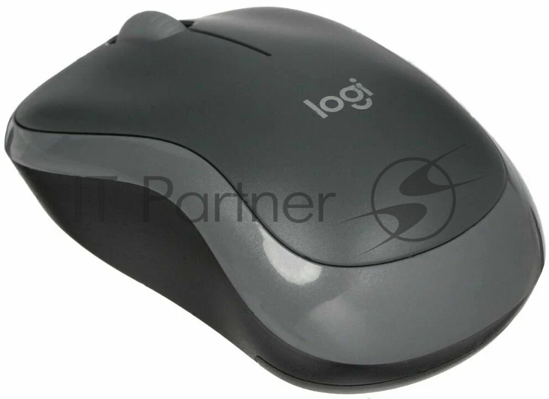 Мышь Logitech M186 черный/серый оптическая (1000dpi) беспроводная USB2.0 (2but)