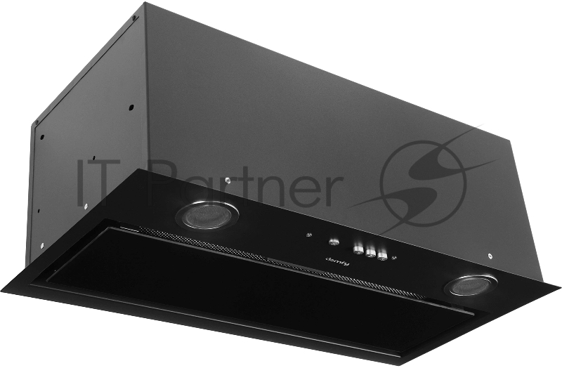 Вытяжка встраиваемая Domfy DM6036BB BG черный управление: кнопочное (1 мотор)