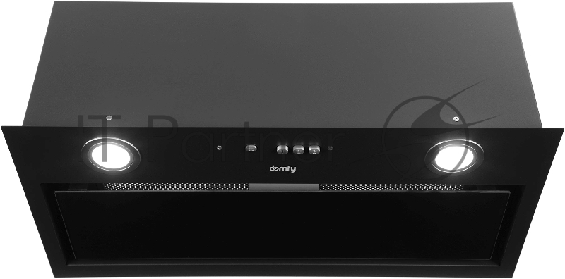 Вытяжка встраиваемая Domfy DM6036BB BG черный управление: кнопочное (1 мотор)