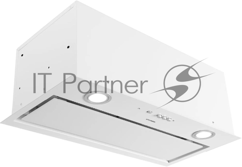 Вытяжка встраиваемая Hyundai HBB 6036 WG белый управление: кнопочное (1 мотор)