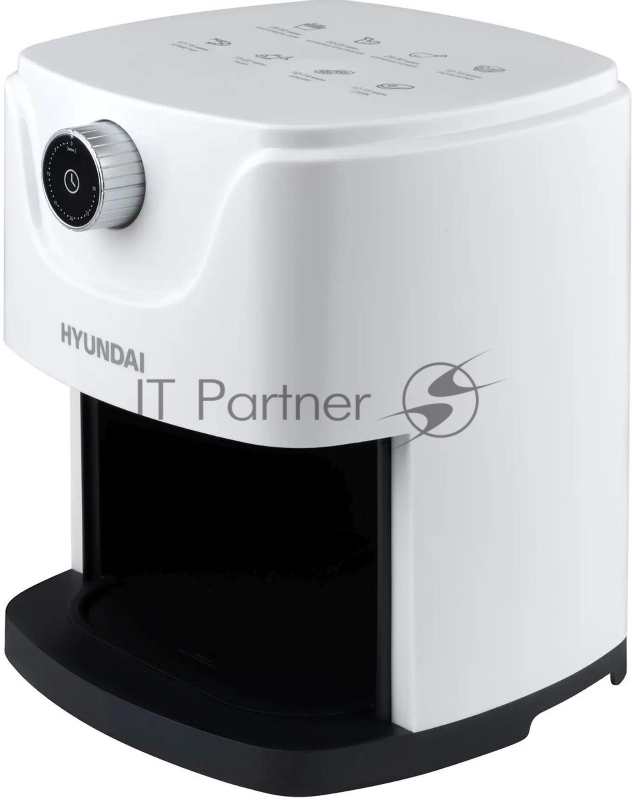 Аэрогриль Hyundai HYF-2052 1000Вт белый/серебристый