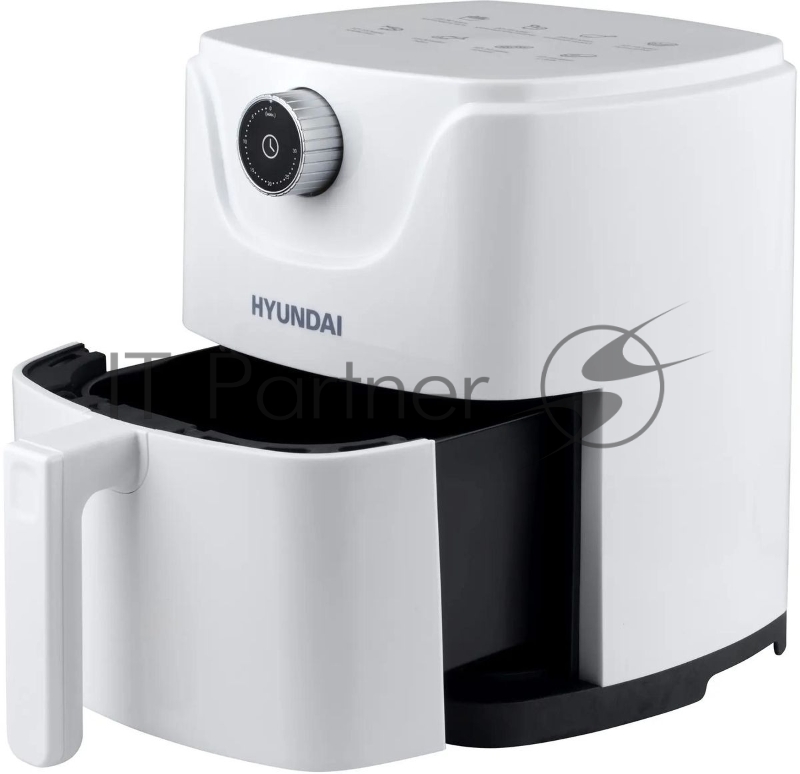 Аэрогриль Hyundai HYF-2052 1000Вт белый/серебристый
