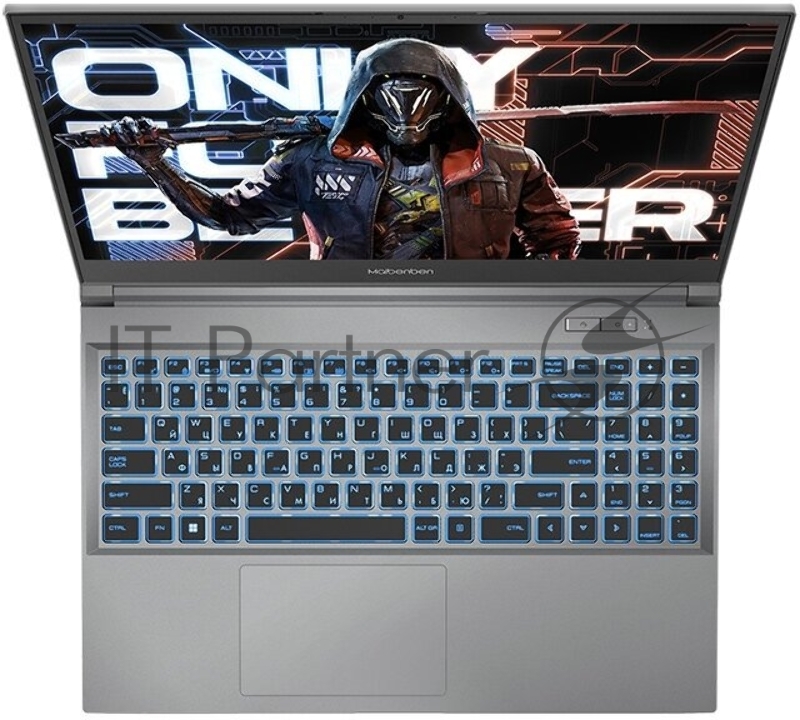 Ноутбук Maibenben X527 Core i7 12650H 16Gb SSD512Gb NVIDIA GeForce RTX4060 8Gb 15.6 IPS FHD (1920x1080) Linux grey WiFi BT Cam 4100mAh (X527FSFNLGRE0)