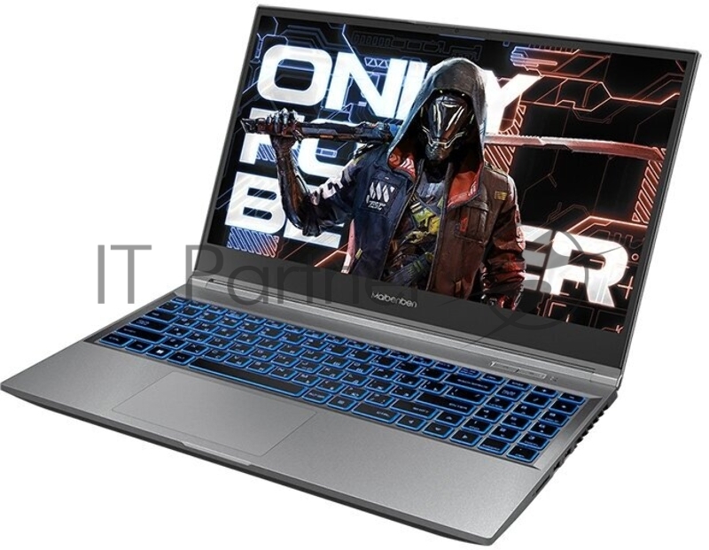 Ноутбук Maibenben X527 Core i7 12650H 16Gb SSD512Gb NVIDIA GeForce RTX4060 8Gb 15.6 IPS FHD (1920x1080) Linux grey WiFi BT Cam 4100mAh (X527FSFNLGRE0)