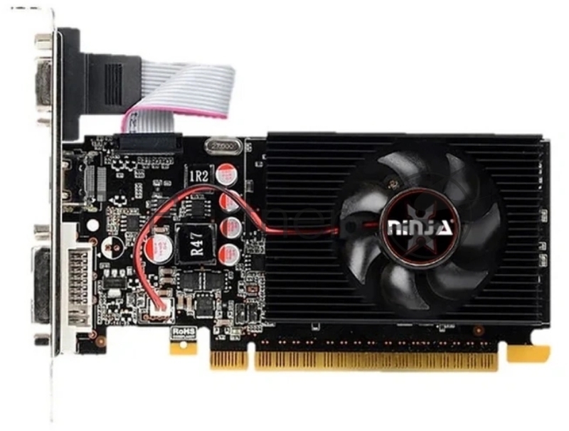 Видеокарта Ninja (Sinotex) AMD Radeon R5 230 (160SP) 2GB DDR3 64BIT DVI HDMI CRT