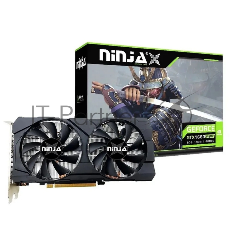Видеокарта Ninja (Sinotex) GTX1660SUPER PCIE (1408SP) 6GB 192-bit GDDR6 DVI HDMI DP ATX