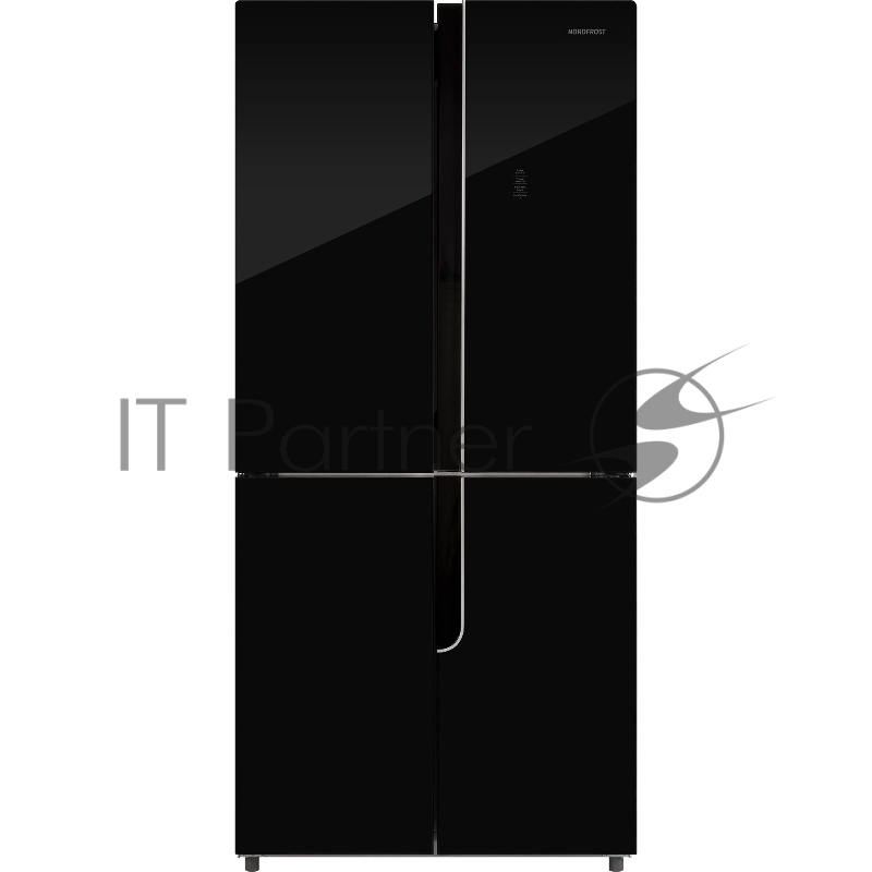 Холодильник Nordfrost RFQ 510 NFGB 3-хкамерн. черный