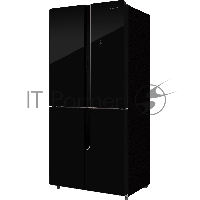 Холодильник Nordfrost RFQ 510 NFGB 3-хкамерн. черный