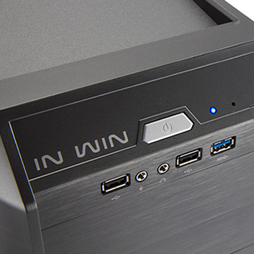 Корпус Miditower IN-WIN IW-BWR143, ATX, черный (без БП)