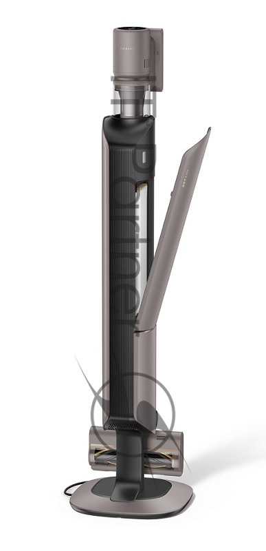 Пылесос вертикальный Dreame Cordless Stick Vacuum Vortech Z10 Station Grey в комплекте с зарядной базовой станцией VCB1