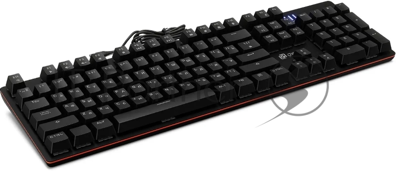 Клавиатура Оклик 990 G2 механическая черный USB Multimedia for gamer LED (1875240)