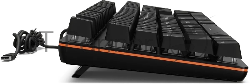 Клавиатура Оклик 990 G2 механическая черный USB Multimedia for gamer LED (1875240)