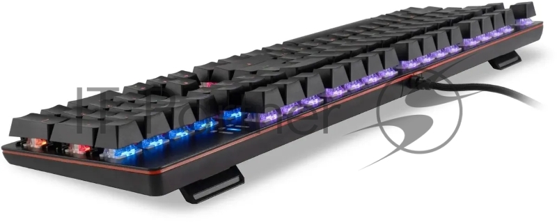 Клавиатура Оклик 990 G2 механическая черный USB Multimedia for gamer LED (1875240)