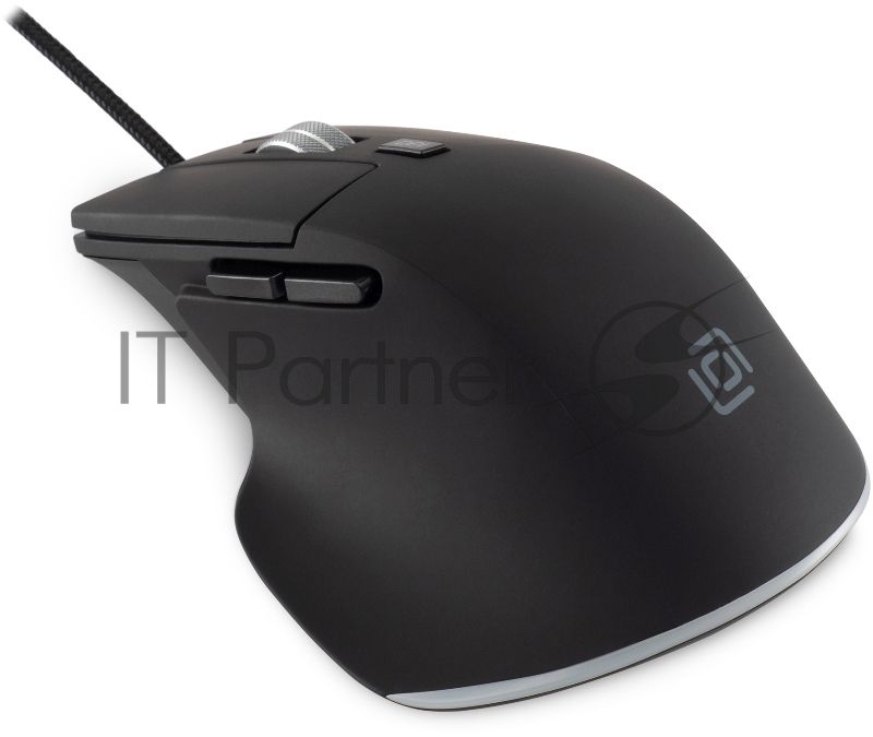 Мышь Оклик 503M черный оптическая (6400dpi) silent USB для ноутбука (5but)