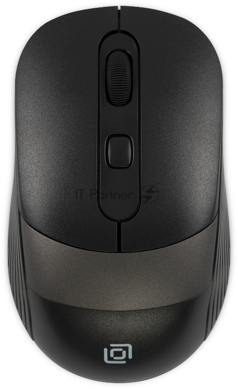 Мышь Оклик 310MW черный/серый оптическая (3200dpi) беспроводная USB для ноутбука (3but)