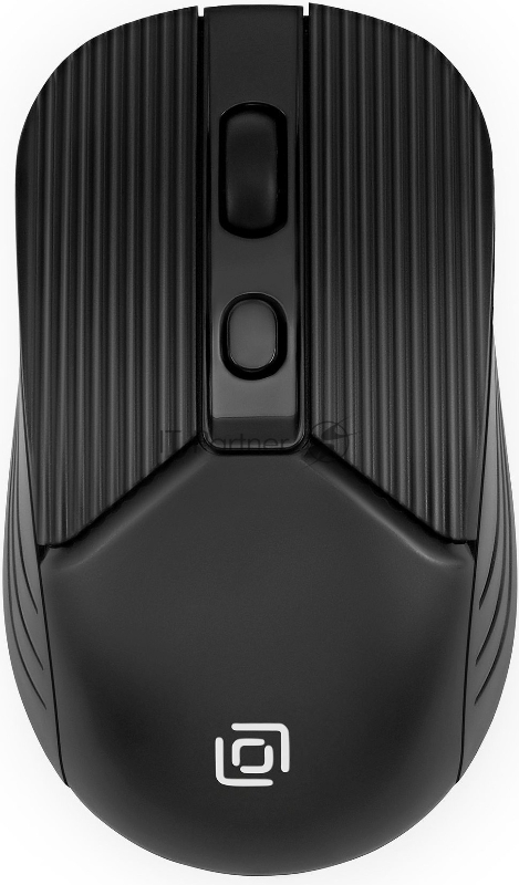 Мышь Оклик 509MW black черный оптическая (1600dpi) беспроводная USB для ноутбука (3but)