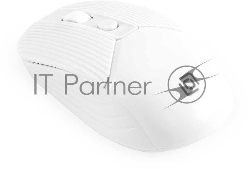 Мышь Оклик 509MW white белый оптическая (1600dpi) беспроводная USB для ноутбука (3but)