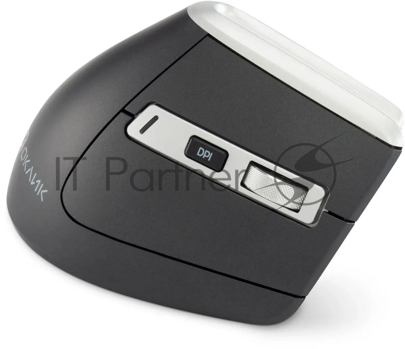 Мышь Оклик 991MW серый оптическая (2400dpi) silent беспроводная BT/Radio USB для ноутбука (7but)