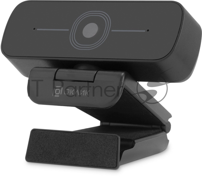 Камера Web Оклик OK-C001FH черный 2Mpix (1920x1080) USB2.0 с микрофоном